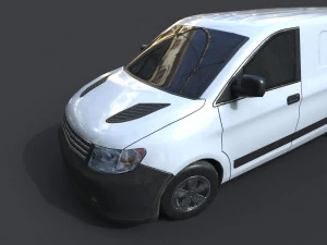 generic minivan 01 3D Model