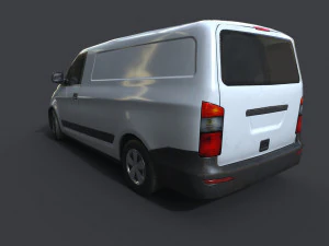 generic minivan 01 3D Model