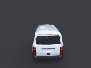 generic minivan 01 3D Model