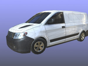 generic minivan 01 3Dモデル
