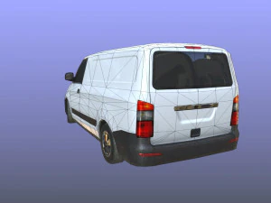 generic minivan 01 3D Model