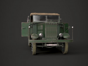 ww2 german krupp l3h163 truck Modèle 3D