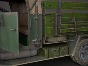 ww2 german krupp l3h163 truck Modèle 3D