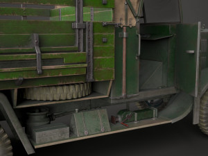 ww2 german krupp l3h163 truck Modèle 3D