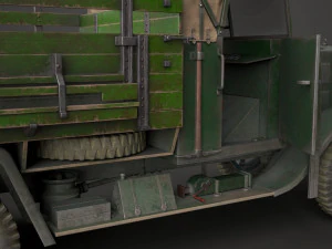 ww2 german krupp l3h163 truck 3D Model