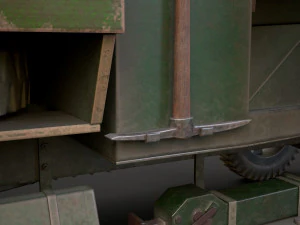 ww2 german krupp l3h163 truck 3D Model
