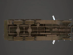 ww2 german krupp l3h163 truck 3D Model