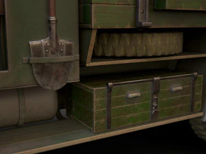 ww2 german krupp l3h163 truck 3D Model