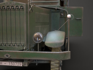 ww2 german krupp l3h163 truck Modèle 3D