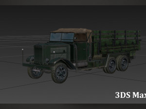 ww2 german krupp l3h163 truck Modèle 3D