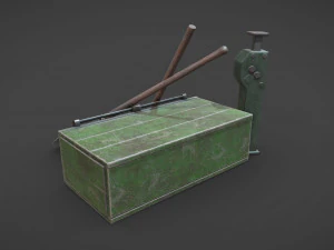 ww2 german army tools 3D Model