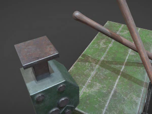 ww2 german army tools 3D Model