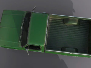 chevrolet c10 1982 green 3D Model