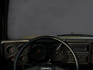 chevrolet c10 1982 green 3D Model