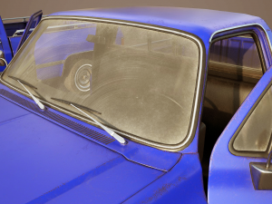 chevrolet c10 1982 blue 3D Model