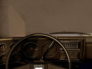 chevrolet c10 1982 blue 3D Model
