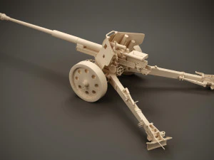 88 mm pak 4341 3D Model