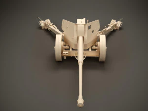 88 mm pak 4341 3D Model