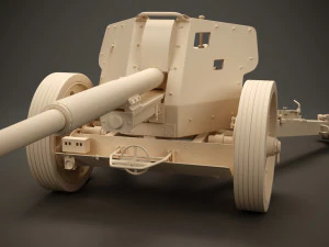 88 mm pak 4341 3D Model