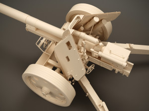 88 mm pak 4341 Model 3D