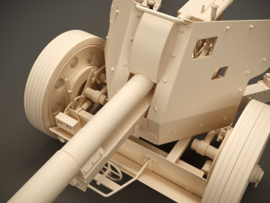 88 mm pak 4341 Model 3D