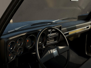chevrolet c10 1982 black Modelo 3D