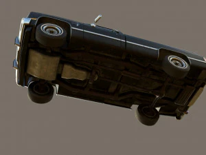 chevrolet c10 1982 black 3D Model