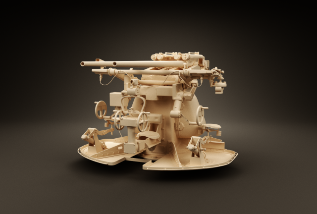 37 mm sk c30 3D Модель .c4d .max .obj .3ds .fbx .stl .blend 