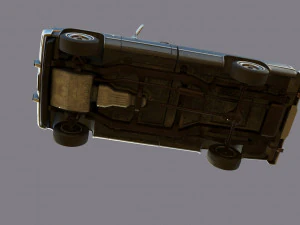 chevrolet c10 1982 grey 3D Model