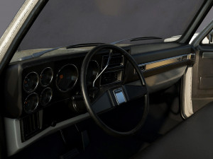 chevrolet c10 1982 white 3D Model