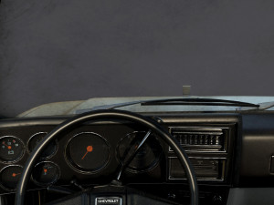 chevrolet c10 1982 white 3D Model