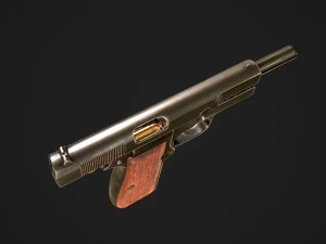 browning high power p-35 9mm 3D Model