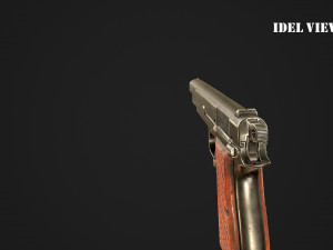 browning high power p-35 9mm 3D Model