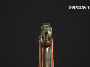 browning high power p-35 9mm 3D Model