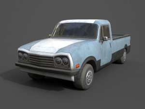 generic pickup beige 3D Model