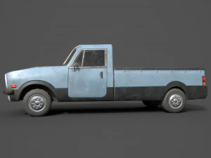 generic pickup beige 3D Model