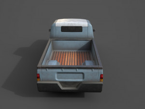 generic pickup beige Modelo 3D