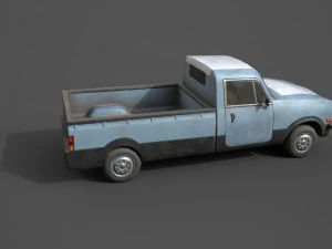 generic pickup beige 3D Model