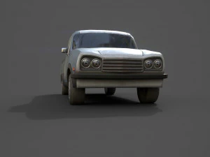 generic pickup beige 3D Model
