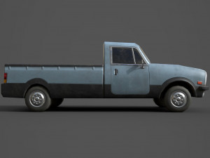 generic pickup beige Modelo 3D