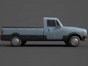 generic pickup beige 3D Model