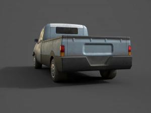 generic pickup beige 3D Model