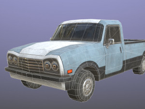 generic pickup beige Modelo 3D
