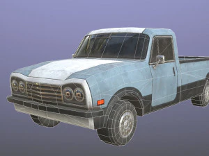 generic pickup beige 3D Model