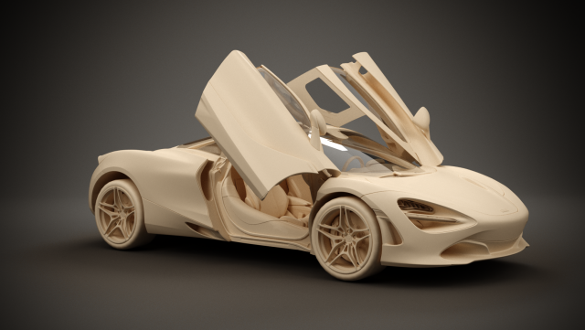 mclaren 720s 2017 Modèle 3D .c4d .max .obj .3ds .fbx .stl .blend 
