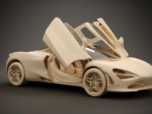 mclaren 720s 2017 року 3D Модель