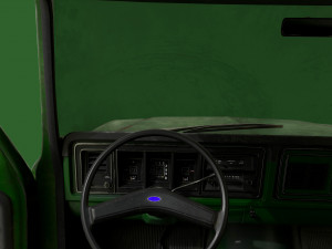 f100 1976 old green 3Dモデル