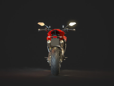 Base model Ducati Streetfighter V2 2025 Modelo 3D