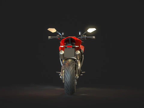 Base model Ducati Streetfighter V2 2025 3D Model