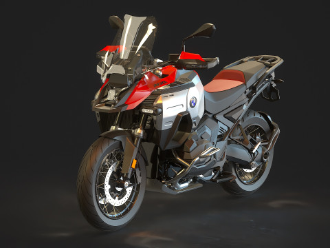 Base model BMW R1300G Adventure 2025 3D Model